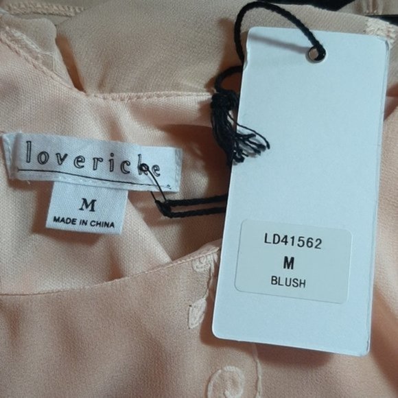 Love Riche Embroidered Blush Pink Dress - Picture 6 of 9